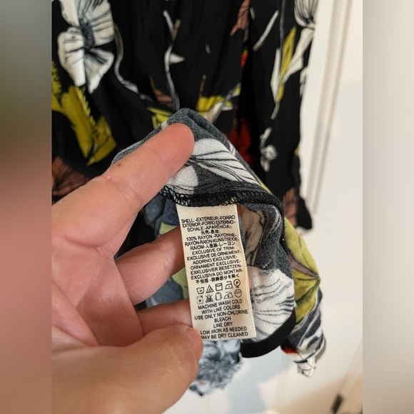 FREE PEOPLE Bella Floral Print Tunic Dress Sz Small - Picture 5 of 6